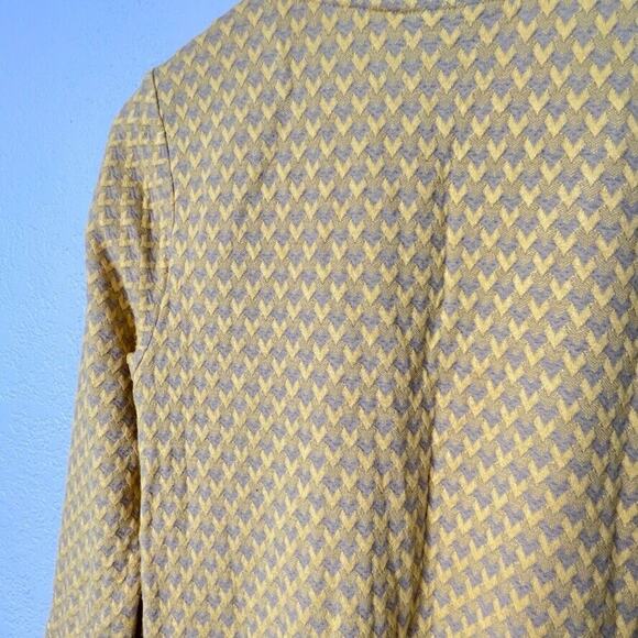 Modcloth On the Sunny Side Up Yellow Knit Mini Dress with Bell Sleeves Women's S - Picture 5 of 8